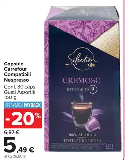 Carrefour Market Capsule Carrefour Compatibili Nespresso offerta