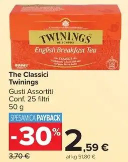 Carrefour Market The Classici Twinings offerta