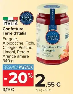 Carrefour Market Confettura Terre d'Italia offerta