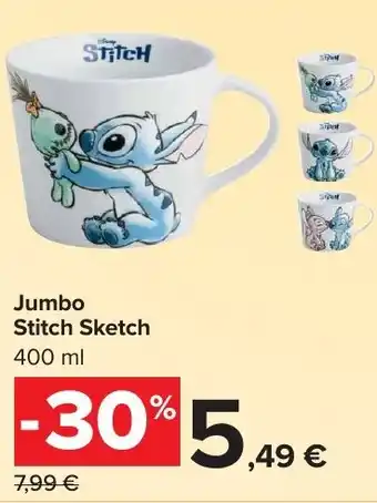 Carrefour Market Jumbo Stitch Sketch offerta