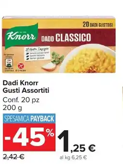 Carrefour Market Dadi Knorr Gusti Assortiti offerta