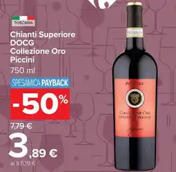 Carrefour Market Chianti Superiore DOCG Collezione Oro Piccini offerta