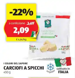 ALDI I colori del sapore carciofi a spicchi offerta