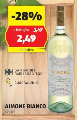 ALDI Aimone bianco offerta