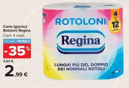 Carrefour Market Carta Igienica Rotoloni Regina offerta