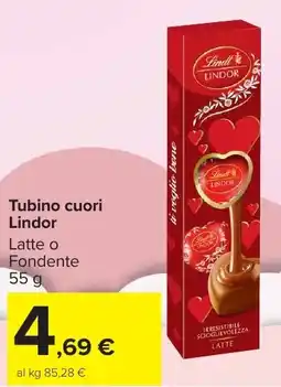 Carrefour Market Tubino cuori Lindor offerta