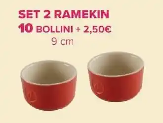 Carrefour Market Set 2 ramekin offerta