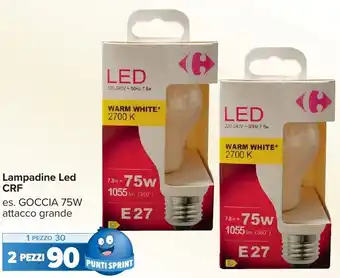 Carrefour Market Lampadine Led CRF offerta