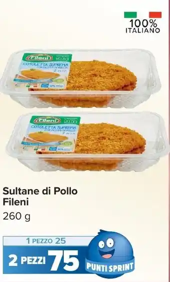 Carrefour Market Sultane di Pollo Fileni offerta