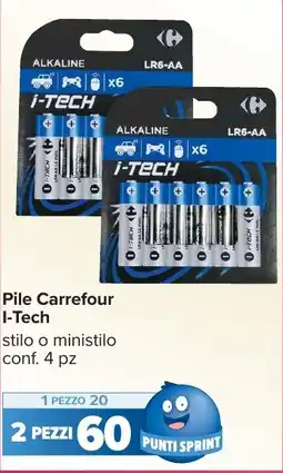 Carrefour Market Pile Carrefour I-Tech offerta