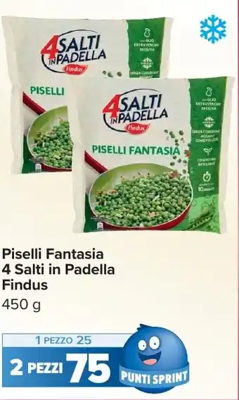 Carrefour Market Piselli Fantasia 4 Salti in Padella Findus offerta