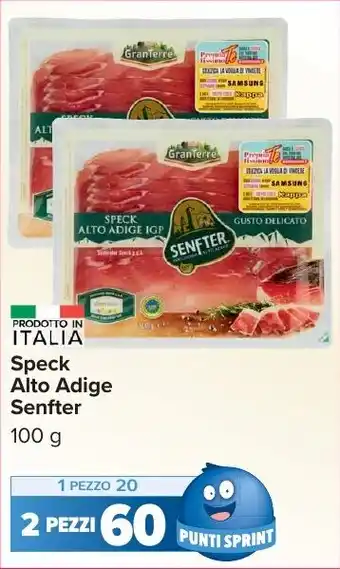 Carrefour Market Speck Alto Adige Senfter offerta