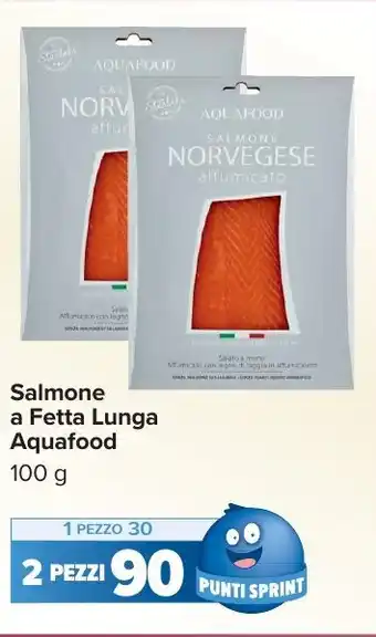 Carrefour Market Salmone a Fetta Lunga Aquafood offerta