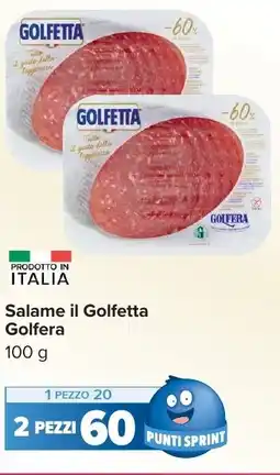 Carrefour Market Salame il Golfetta Golfera offerta