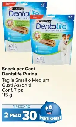 Carrefour Market Snack per Cani Dentalife Purina offerta