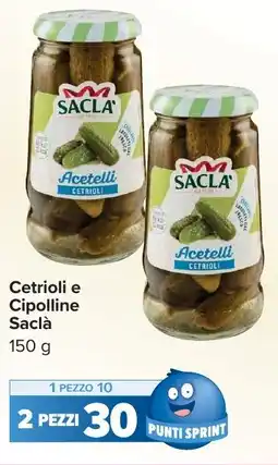 Carrefour Market Cetrioli e Cipolline Saclà offerta