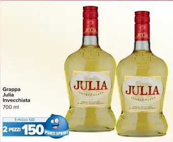 Carrefour Market Grappa Julia Invecchiata offerta