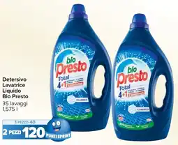 Carrefour Market Detersivo Lavatrice Liquido Bio Presto offerta