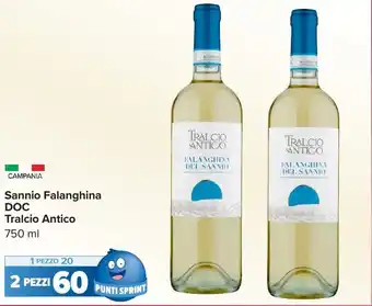 Carrefour Market Sannio Falanghina DOC Tralcio Antico offerta