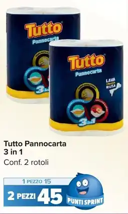 Carrefour Market Tutto Pannocarta 3 in 1 offerta