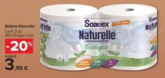 Carrefour Market Bobina Naturelle offerta