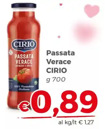 Tocal Passata Verace CIRIO offerta