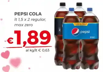 Tocal Pepsi cola offerta