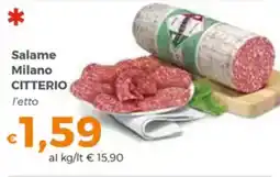 Tocal Salame Milano CITTERIO offerta