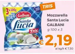 Tocal Mozzarella Santa Lucia GALBANI offerta