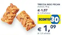 Esselunga Treccia noci pecan al pezzo, offerta