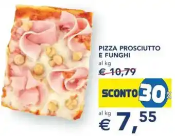 Esselunga Pizza prosciutto e funghi al kg offerta