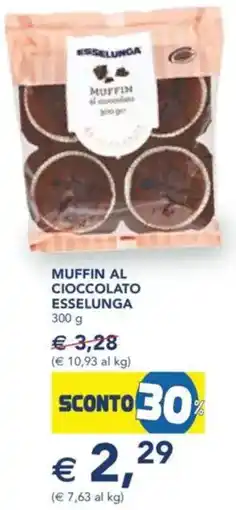 Esselunga Muffin al cioccolato esselunga offerta