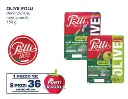 Esselunga Olive polli denocciolate, nere o verdi, offerta