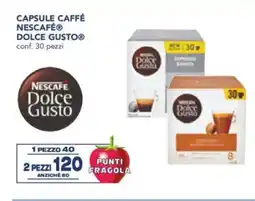 Esselunga Capsule caffé nescafé dolce gusto® conf. 30 pezzi offerta