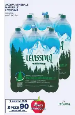 Esselunga Acqua minerale naturale levissima  naturale, conf. offerta