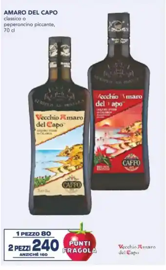 Esselunga Amaro del capo classico o peperoncino piccante, offerta