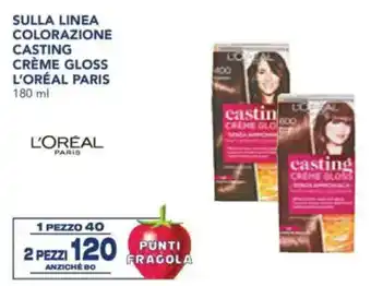 Esselunga Sulla linea colorazione casting crème gloss l'oréal paris offerta