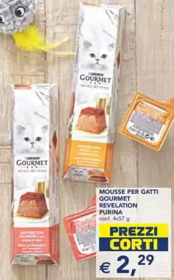 Esselunga Mousse per gatti gourmet revelation purina conf. offerta