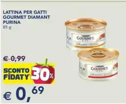 Esselunga Lattina per gatti gourmet diamant purina offerta