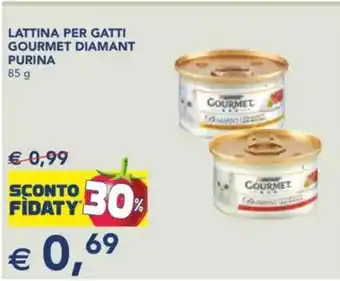 Esselunga Lattina per gatti gourmet diamant purina offerta