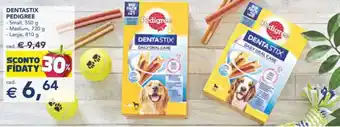 Esselunga Dentastix pedigree - Small, - Medium, - Large, offerta