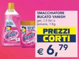 Esselunga Smacchiatore bucato vanish gel, o polvere, offerta