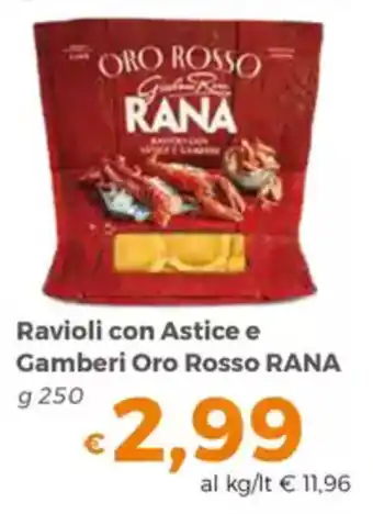 Tocal Ravioli con Astice e Gamberi Oro Rosso RANA offerta