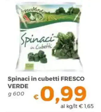 Tocal Spinaci in cubetti FRESCO VERDE offerta