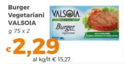 Tocal Burger Vegetariani VALSOIA offerta