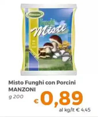 Tocal Misto Funghi con Porcini MANZONI offerta