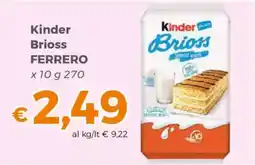 Tocal Kinder Brioss FERRERO offerta