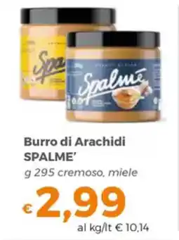 Tocal Burro di Arachidi SPALME' offerta