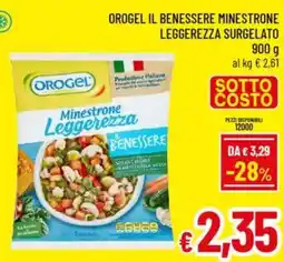 A&O Orogel il benessere minestrone  Leggerezza surgelato offerta