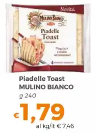 Tocal Piadelle Toast MULINO BIANCO offerta